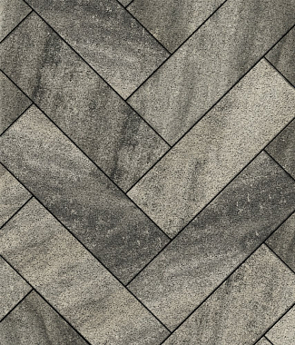 Тротуарная плитка Выбор Прямоугольник Листопад гранит